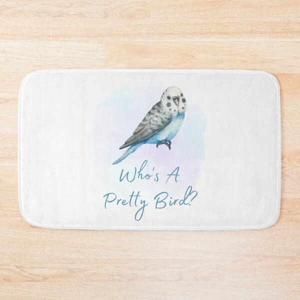 Item preview, Who's A Pretty Bird Budgie designed and sold by PixelsNBows.