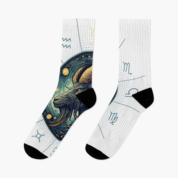 Item preview, ZODIAC Capricorn - Astrological CAPRICORN - CAPRICORN - ZODIAC sign - Van Gogh style - 6 designed and sold by ArtProjectShop.