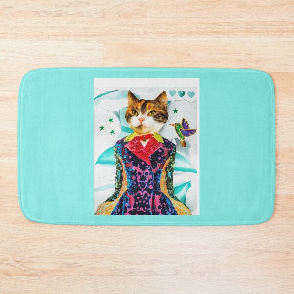 Item preview, Calico Cat and Hummingbird - 'Be Vibrant!' designed and sold by Nikki Fortuin Arts & Crafts.