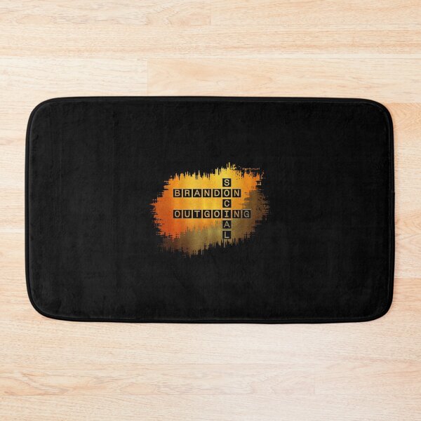 Item preview, Brandon Social and Outgoing Crossword,Golden Gold designed and sold by words-my-art.