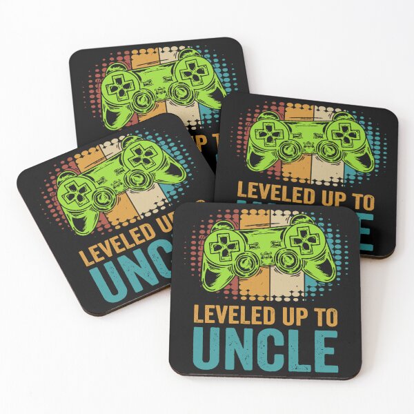 Item preview, Leveled Up to Uncle 2024 designed and sold by Blok45.