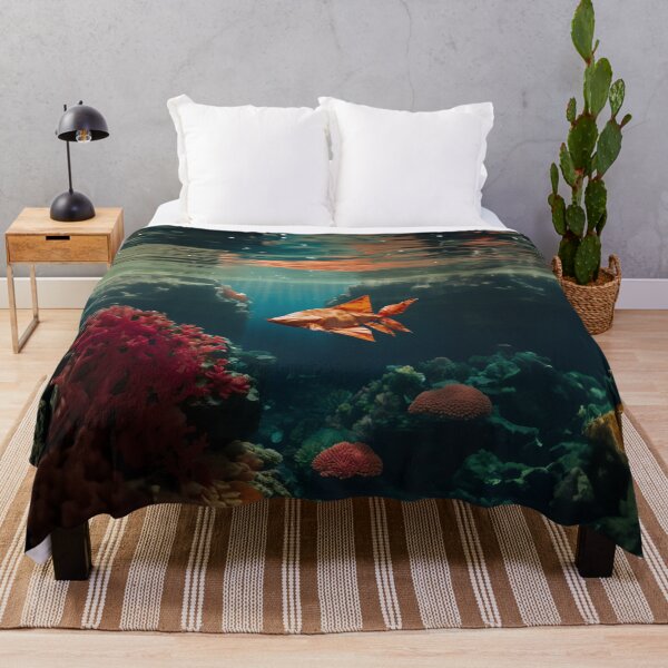 Item preview, Origami Fish Geometric Low Poly Minimalist Art designed and sold by d03090.