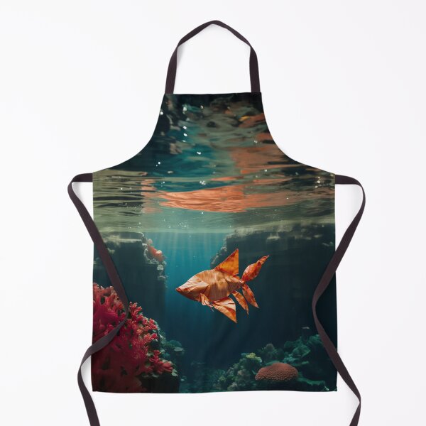 Item preview, Origami Fish Geometric Low Poly Minimalist Art designed and sold by d03090.