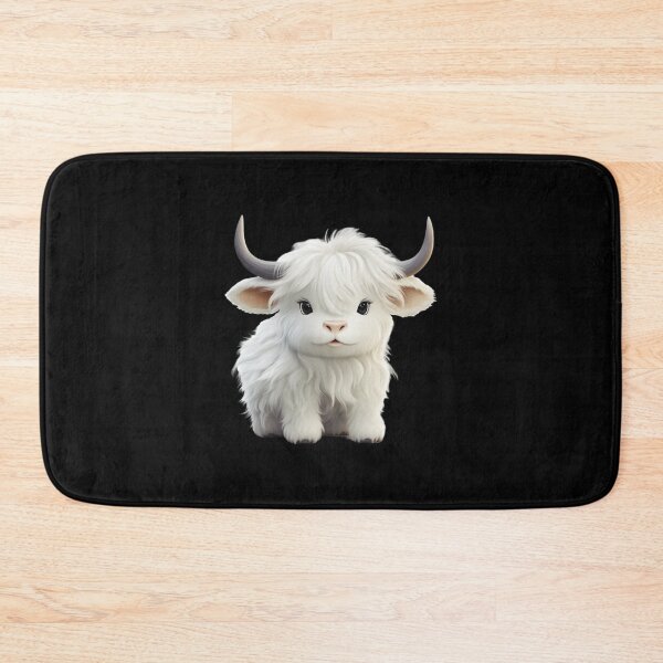 Item preview, Cute Highland Coo designed and sold by KawaiiArtStyle.
