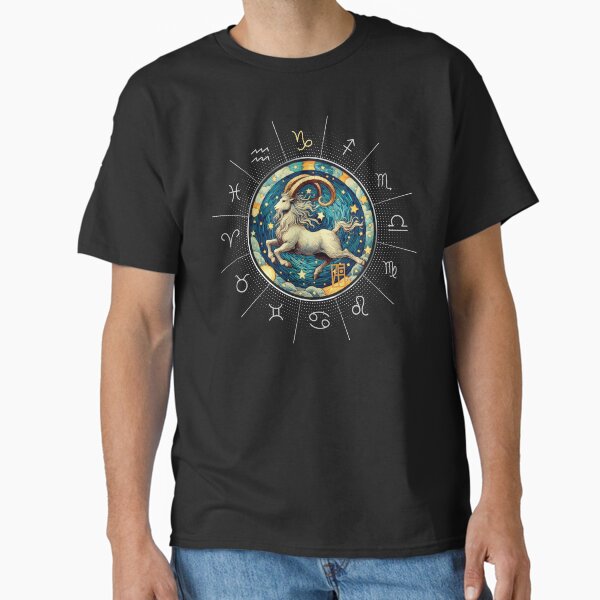 ZODIAC Capricorn - Astrological CAPRICORN - CAPRICORN - ZODIAC sign - Van Gogh style - 11 Classic T-Shirt