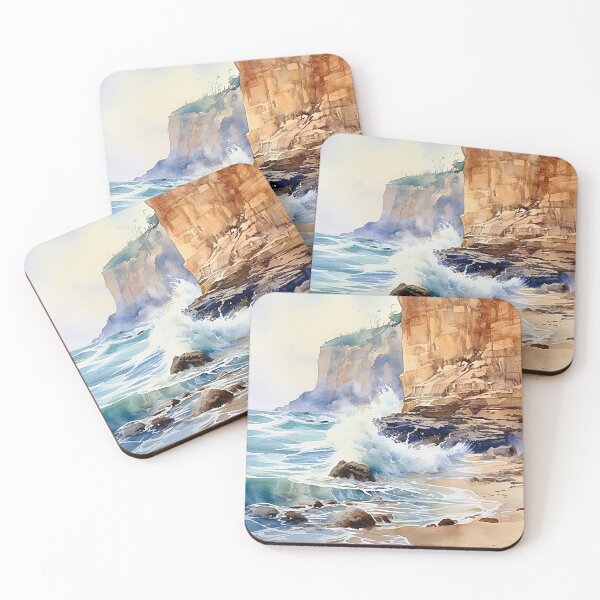 Artikelvorschau, Cliffs and Waves 1 entworfen und verkauft von Made-by-Gus.