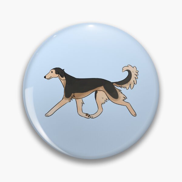 Item preview, Running Saluki dog  designed and sold by Yaragold.