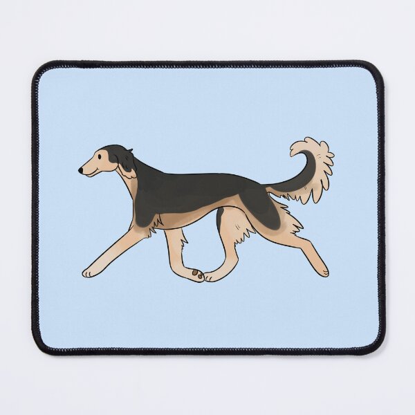 Item preview, Running Saluki dog designed and sold by Yaragold.