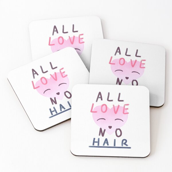 Item preview, All Love No Hair designed and sold by OrangesAndFun.