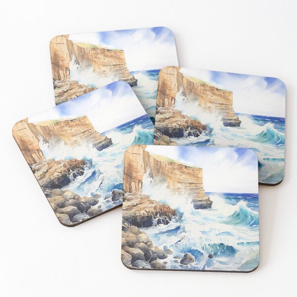 Artikelvorschau, Cliffs and Waves 10 entworfen und verkauft von Made-by-Gus.