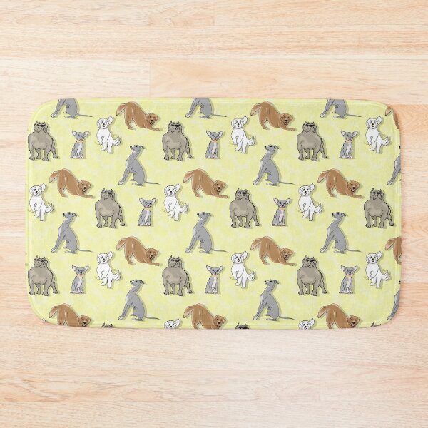 Item preview, Dogs Dogs Dogs!!! On yellow background designed and sold by Sharilea.