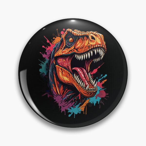 Item preview, Jurassic Color Burst - Dynamic Dinosaur Graphic on Merchandise for Prehistoric Art Lovers designed and sold by Xerophayze.