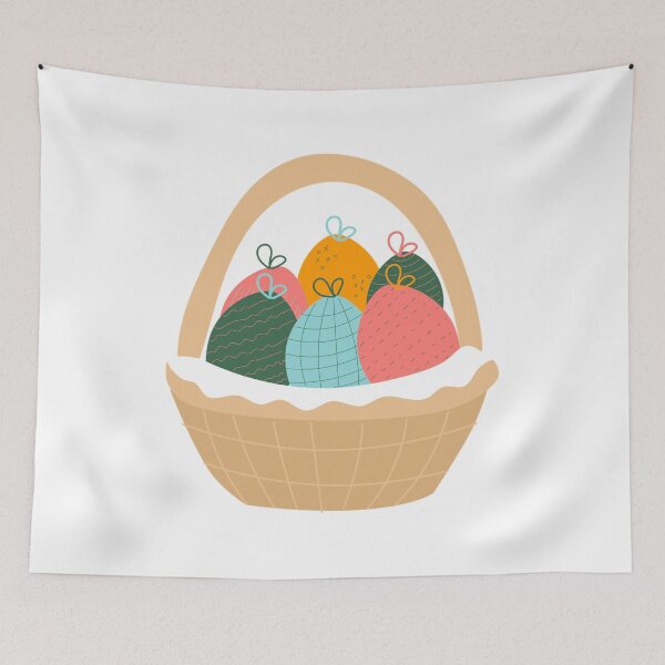 Item preview, Basket with easter eggs designed and sold by FilipJankesoo.