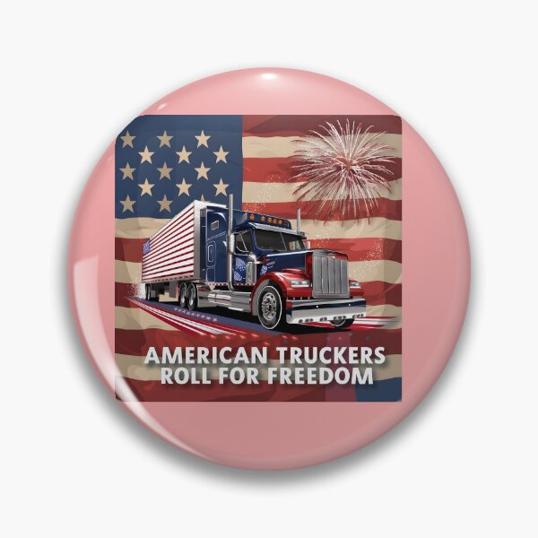 Item preview, American Truckers Roll for Freedom designed and sold by Pixel-Lair.