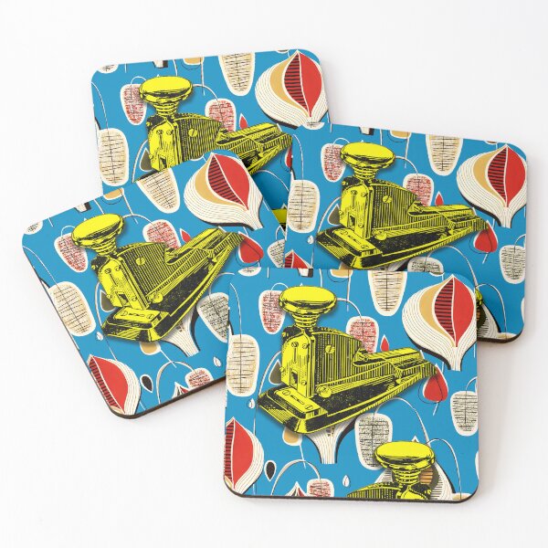 Item preview, Stapler Yellow on red and blue designed and sold by STUART HICKING.