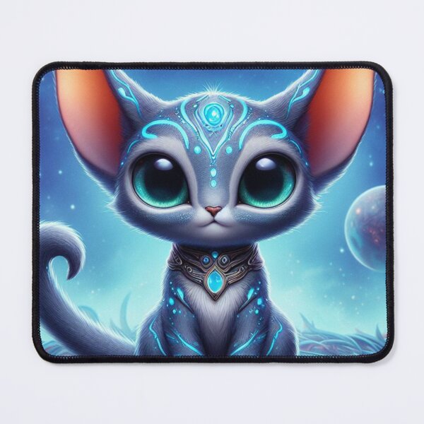 Item preview, Celestial Whiskers: Cute Alien Cat in a Space Odyssey designed and sold by JL-PhoneCases.