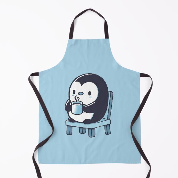 Item preview, Charming Penguin Drinking Coffee designed and sold by Lorefinder.