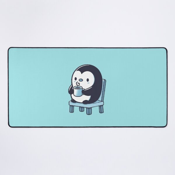 Item preview, Charming Penguin Drinking Coffee designed and sold by Lorefinder.