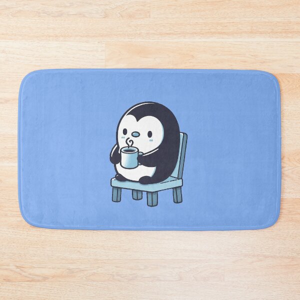 Item preview, Charming Penguin Drinking Coffee designed and sold by Lorefinder.