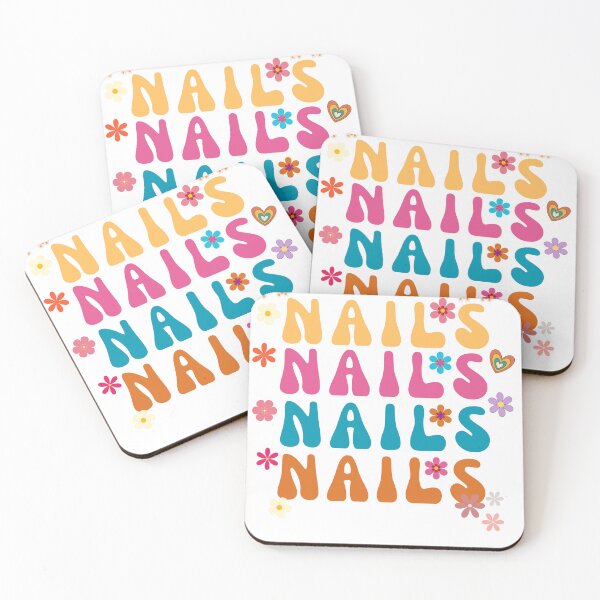 Item preview, Retro Nails, Nail Artist stickers, Nail Tech, Nails Lover, Nail Tech gift, Nail Artist gift, Gift for Nail Tech, Nail stcikers designed and sold by Saadady05.
