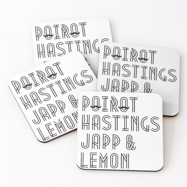 Item preview, Dream Team - Poirot, Hastings, Japp & Lemon designed and sold by Dominika Farkašová.