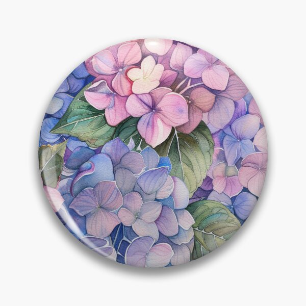 Item preview, Watercolor Hydrangeas designed and sold by PrintsByFrank.