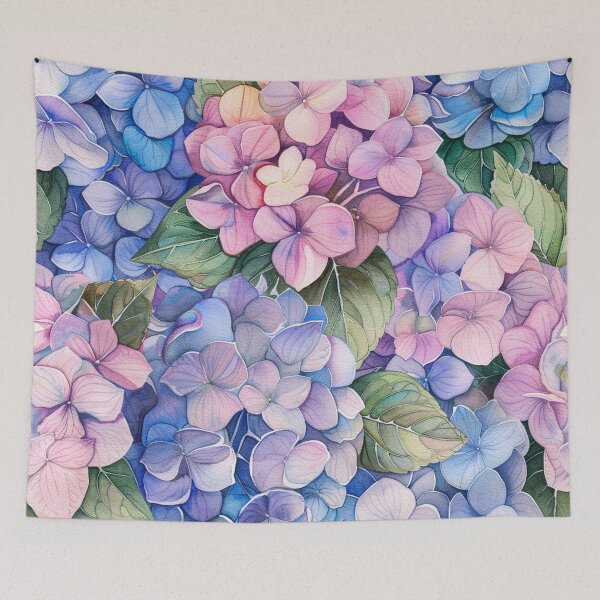 Item preview, Watercolor Hydrangeas designed and sold by PrintsByFrank.