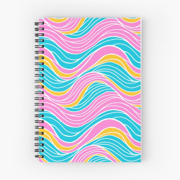 Item preview, Wavy Lines Pattern Cheery Bright Colors designed and sold by AlwaysBeColoring.