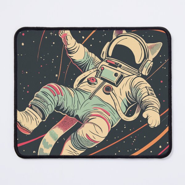 Item preview, Kitty In Space / Astronaut Cat Print designed and sold by Thehatinthecat.