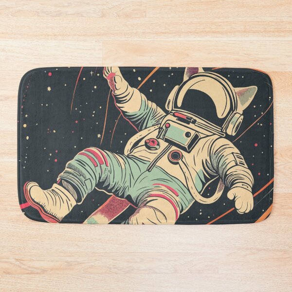 Item preview, Kitty In Space / Astronaut Cat Print designed and sold by Thehatinthecat.