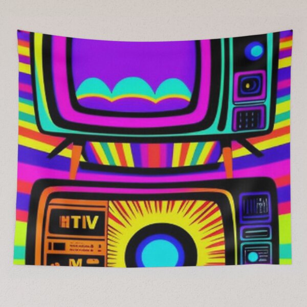 Item preview, Vintage Retro Tv Art designed and sold by TheDarkWardrobe.