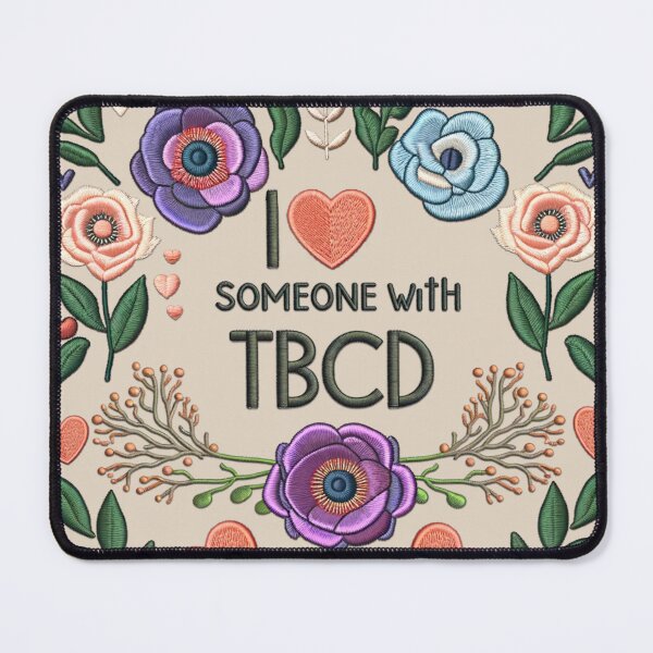 Item preview, I Heart Someone with TBCD Faux Embroidery Granny Print designed and sold by TheTBCDProject.