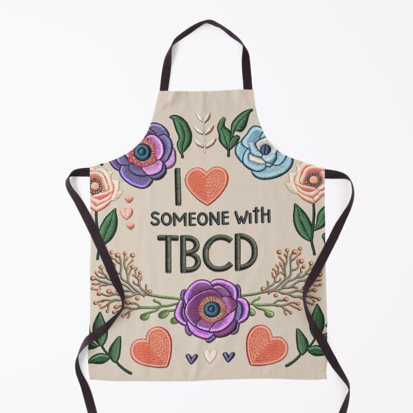 Item preview, I Heart Someone with TBCD Faux Embroidery Granny Print designed and sold by TheTBCDProject.