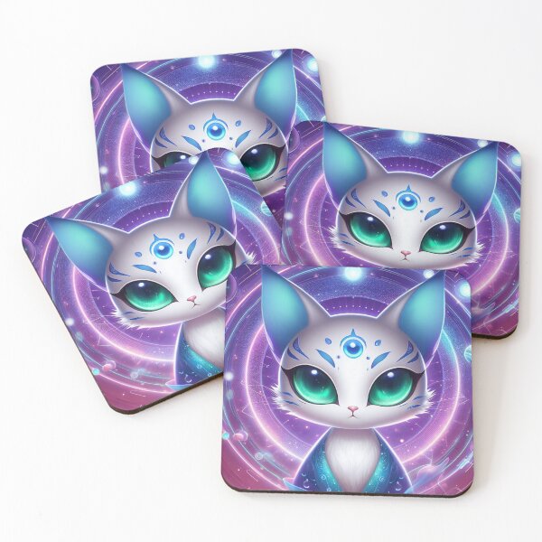 Item preview, Enchanting Extraterrestrial: Whimsical Space-Themed Kitty designed and sold by JL-PhoneCases.