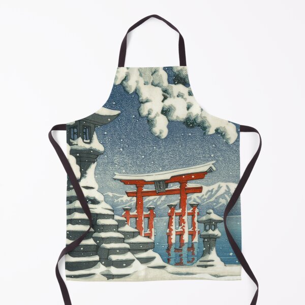 Item preview, Snow at Itsukushima Hasui Kawase designed and sold by TeeARTHY.