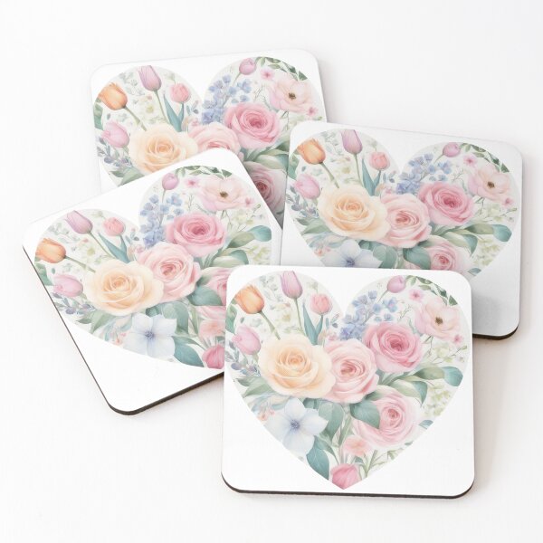 Item preview, White Background Heart Design (1242) designed and sold by WASjourney.