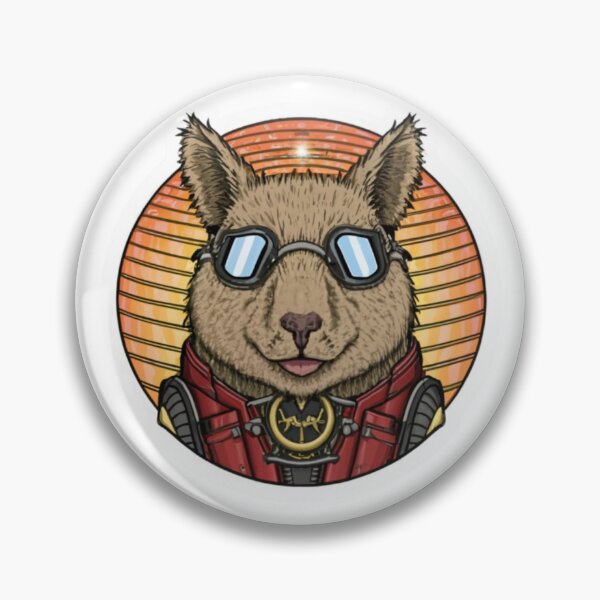 Item preview, The solarpunk Wombat sticker designed and sold by spoo-art.
