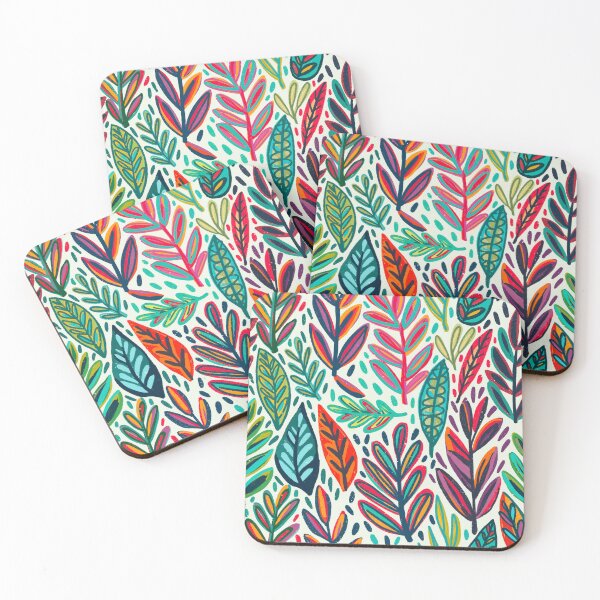 Item preview, Cute Crayon Tropical Flower Pattern Version 2 designed and sold by AlwaysBeColoring.