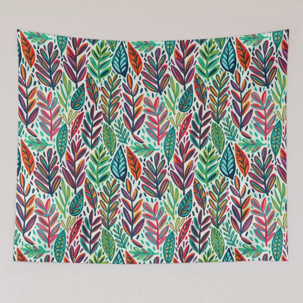 Item preview, Cute Crayon Tropical Flower Pattern Version 2 designed and sold by AlwaysBeColoring.