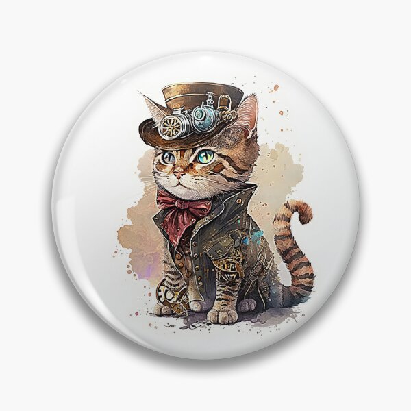 Item preview, Steampunk Cat 9 designed and sold by Made-by-Gus.