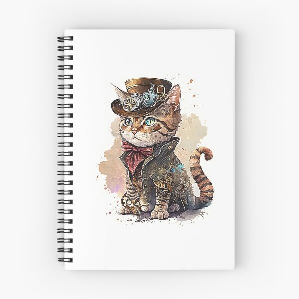 Item preview, Steampunk Cat 9 designed and sold by Made-by-Gus.