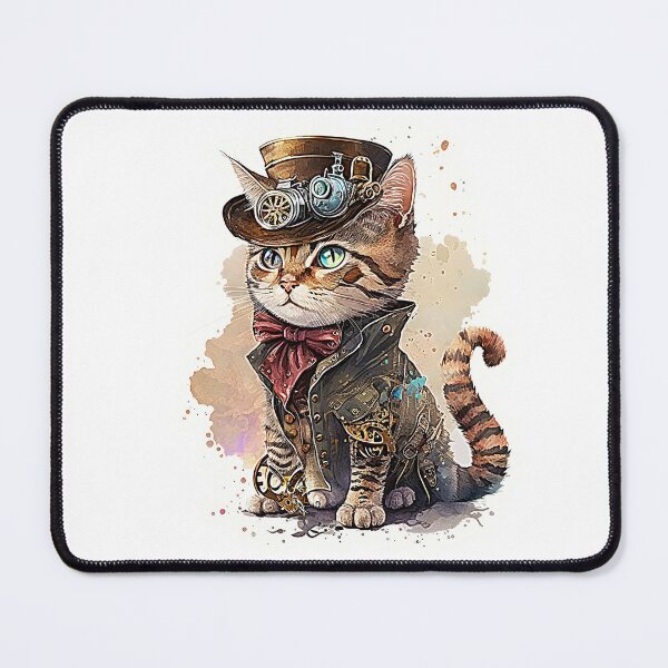 Item preview, Steampunk Cat 9 designed and sold by Made-by-Gus.