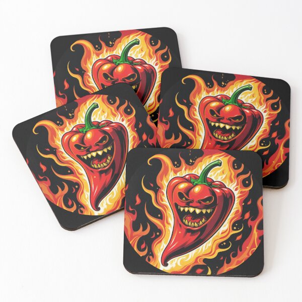 Item preview, Chili Pepper Madness Fiery Hot Burning Mean Evil Fire Spicy designed and sold by Lindaco.