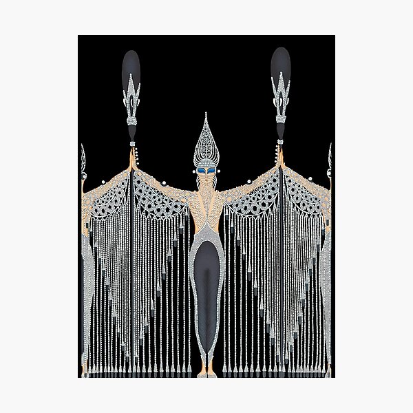 Item preview, Erté - Les Bijoux de Perle, Black Version designed and sold by elektronen.