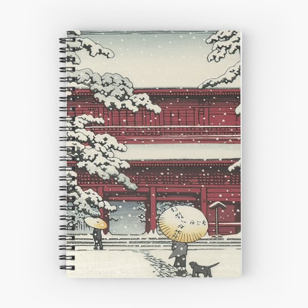 Item preview, Templo Zojoji en la nieve Hasui Kawase designed and sold by TeeARTHY.