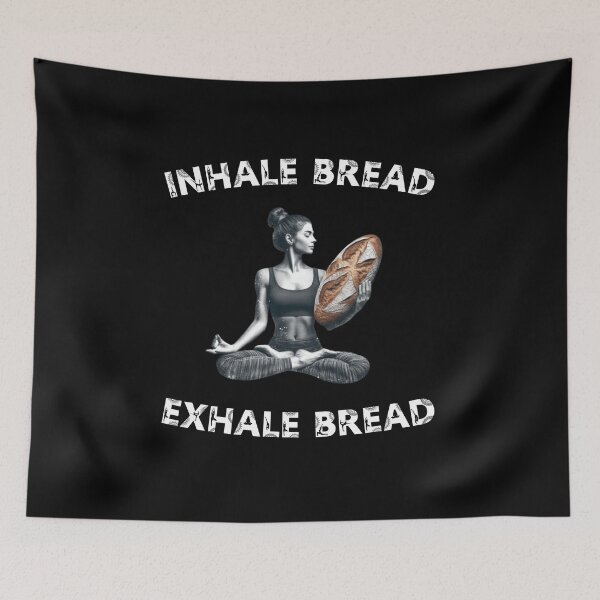 Item preview, Sourdough Bread and Yoga Lover designed and sold by HeadTurningArt.