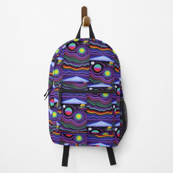 Item preview, Vintage Colorful Trippy Psychedelic Moon Art designed and sold by TheDarkWardrobe.
