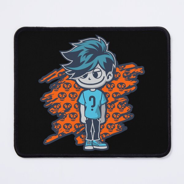 Item preview, Cute Emo Guy with Skulls designed and sold by Geek-O-MNL.
