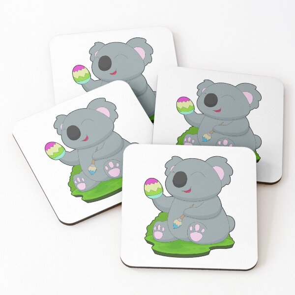 Aperçu de l'œuvre Koala Easter Easter Egg Painting créée et vendue par Snabdesign84.
