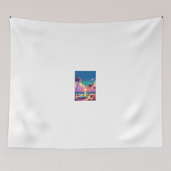 Item preview, Retro Beachside Bliss designed and sold by DreamAlongArt.